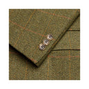 Windsor mens blazer, derby tweed, mørk grøn