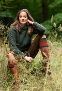 Franken & Cie Ladies Shawlcollar Sweater, grøn