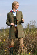 Fløjlsbukser, dame, beige