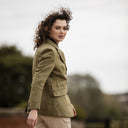 Mayland ladies hacking jacket, derby tweed, lys salvie
