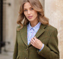 Mayland ladies hacking jacket, derby tweed, mørk grøn