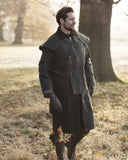Stockman Long Cape oilskinsfrakke, unisex, mørk grøn