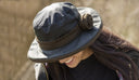 Ladies Windsor Rose Wax Hat, oliven
