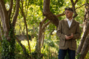 Callum Utility Jacket Harris Tweed, mustard herringbone