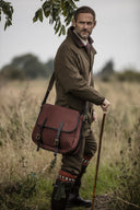 CROOTS Rosedale Game Bag, kanvas, fox tan/ræverød