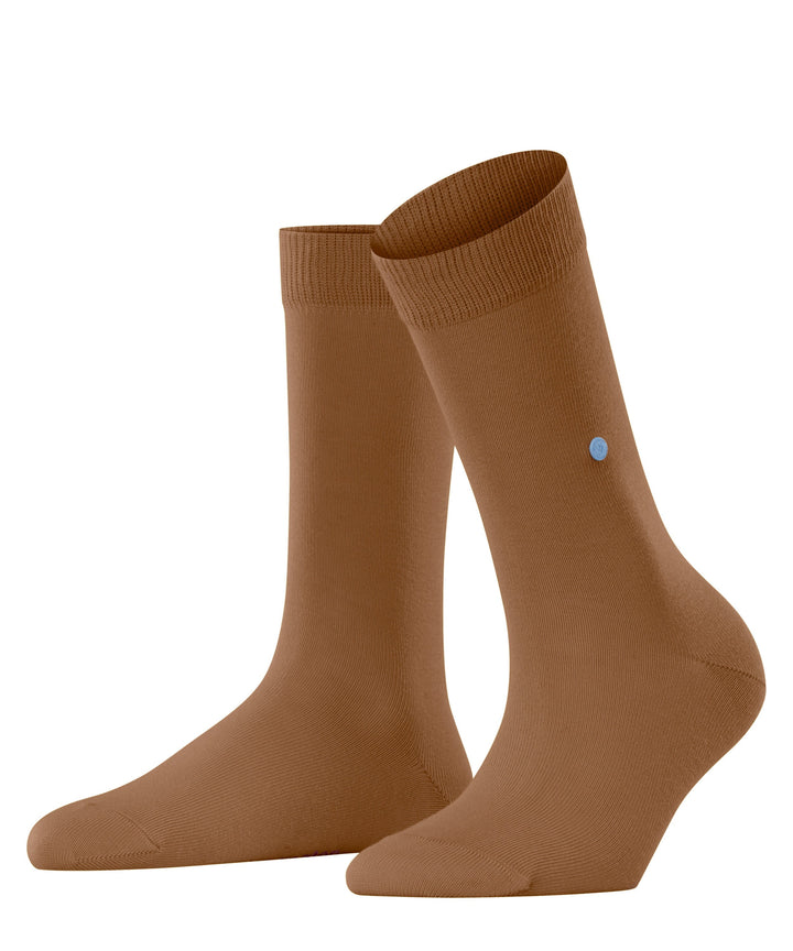 Burlington Lady bomuldssokker, cognac