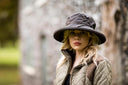 Bradleys Heritage Waxed Cotton Hat, mørk brun