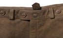 Franken & Cie Breeks knæbukser, læder, brun