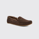 Ventry Moccasin Brown Slipper sutsko, ruskind, cigarbrun