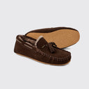 Dubarry Rosslare Ladies Moccasin Brown Slipper sutsko, ruskind, cigarbrun