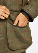Ballinturbet Mens Tweed Shooting Coat GORE-TEX, Cedar