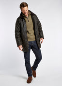 Brunswick Mens Long Oilskin Jacket, mørkegrøn/verdigris med Primaloft vattering
