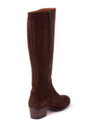 Downpatrick Ladies Knee-high støvle ruskind, Cigar mørkebrun