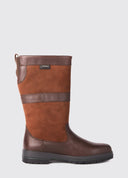 Kildare mellemlang læderstøvle, Walnut brun