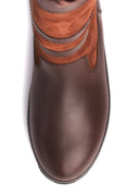 Galway SlimFit læderstøvle, Walnut brun