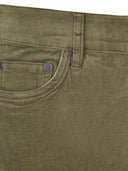 Honeysuckle, dusky green, ladies bukser, babyfløjl m. stretch
