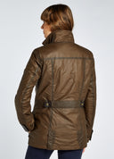 Munsboro Ladies Waxed Jacket PRIMALOFT, ginger