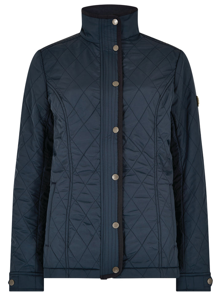 Dubarry Camlodge Ladies Quilted Jacket, Navy Blue