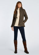 Dubarry Camlodge Ladies Quilted Jacket, olivengrøn str. 36
