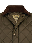 Mountusher quiltet herrrejakke, Primaloft foring, oliven