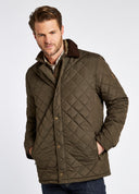 Mountusher quiltet herrrejakke, Primaloft foring, oliven