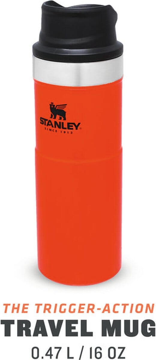 Stanley Classic Trigger-Action enhånds termokop 2.0, 0,35L, blaze orange