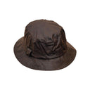 Walker & Hawkes oilskin bøllehat, brun