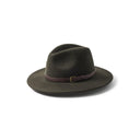 Adventurer Felt Fedora Hat - mørkegrøn