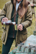Ballynahinch Ladies Tweed Shooting Coat GORE-TEX, Heath