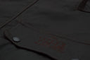 Hawthorn brun oilskinsjakke, modern fit, mørk brun