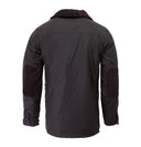 Hawthorn brun oilskinsjakke, modern fit, mørk brun