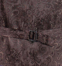 Iain vest, brun herringbone, Harris Tweed