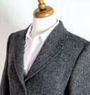 Claire Hacking Jacket Harris Tweed, koksgrå herringbone