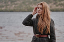 Caledonia Ladies Waterproof Wax Jacket, oilskinsjakke deluxe, olivengrøn