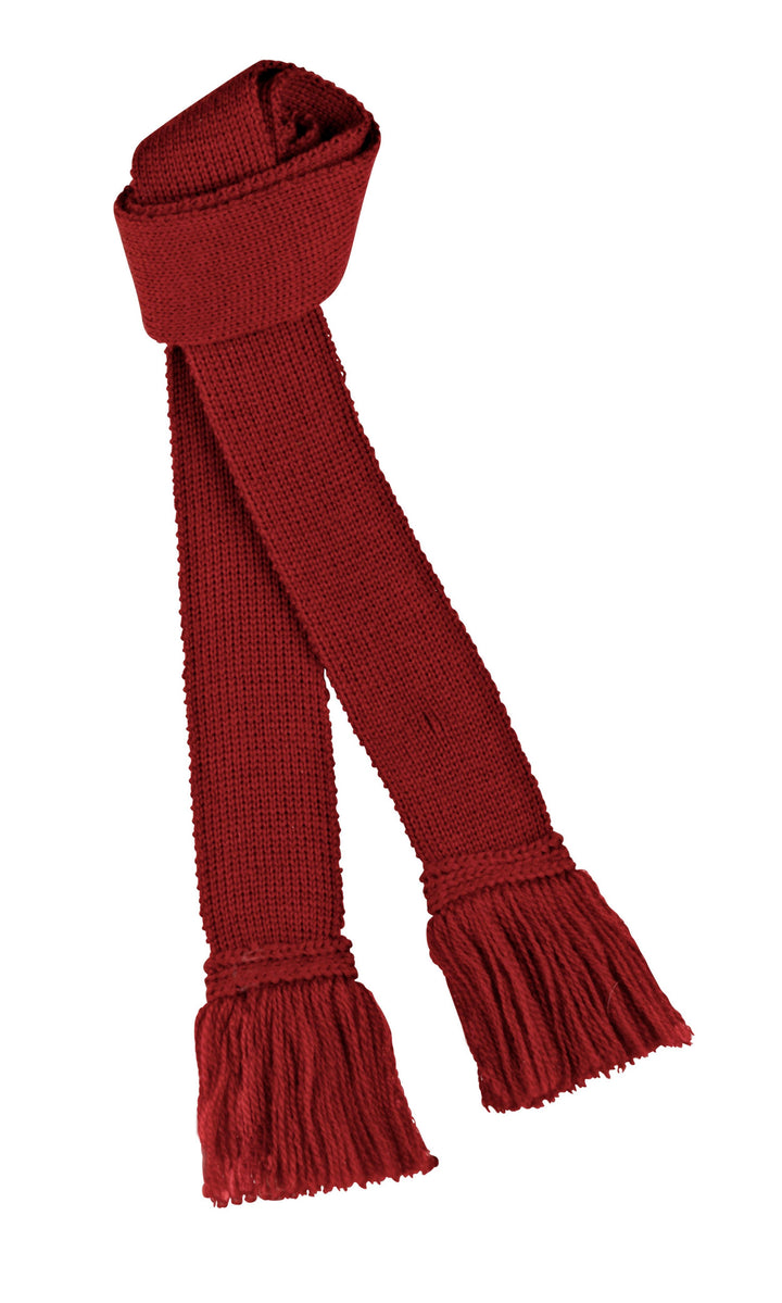Pennine garters til jagtstrømper, merinould, deep red