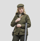 Hazelwood Ladies Country Jacket, derby tweed, mørk grøn