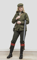 Hazelwood Ladies Country Jacket, derby tweed, mørk grøn