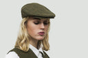 Country sixpence hat, derby tweed, mørk grøn
