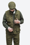 Breeks knickers knæbukser, derby tweed, mørk grøn