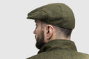 Country sixpence hat, derby tweed, mørk grøn