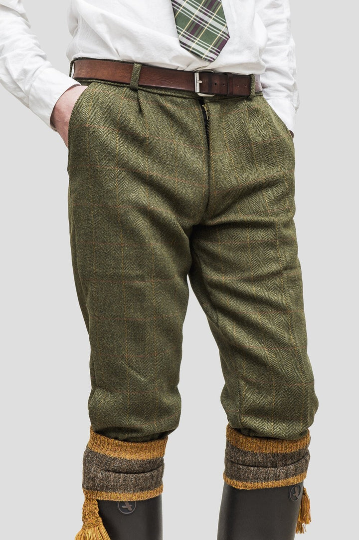 Walker & Hawkes Tweed Country Breeks Knickers mørk grøn