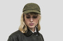 Baseball cap, derby tweed, one size, mørk grøn