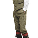 Breeks knæbukser (LANG udgave), derby tweed, lys salvie