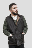 Winchester oilskinsvest, mørk brun