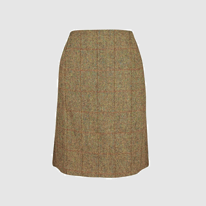 Effie Skirt nederdel Harris Tweed, mustard herringbone