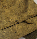 Iain vest, mustard herringbone, Harris Tweed