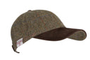 Brungton Harris Tweed baseball cap, one size, mosgrøn