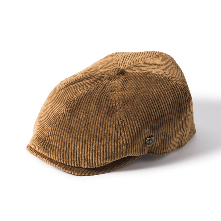 Hudson Cord Newsboy Hat - lys brun fløjl