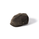 Hudson Cord Newsboy Hat - olivengrøn fløjl