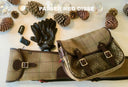 CROOTS Helmsley Cartridge Bag, tweed, burgundy